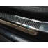 Накладки на пороги (carbon) Nissan Qashqai /+2 бренд – Alu-Frost (Польша) дополнительное фото – 2